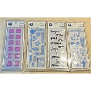 KI MEMORIES STAMP Set Lot Scrapbooking Card Making Art Craft Letter Thanksgiving